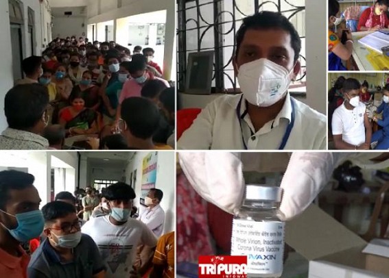 Tripura's Front Line Warriors need more Security as On-Duty Health Officials facing Chaos, Mass-Anger in Vaccination Centres Over Vaccine Shortages 